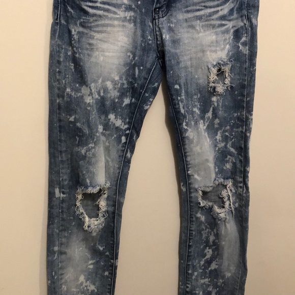 🤖 MACHINE DISTRESSED JEANS 🤖 - Picture 8 of 12